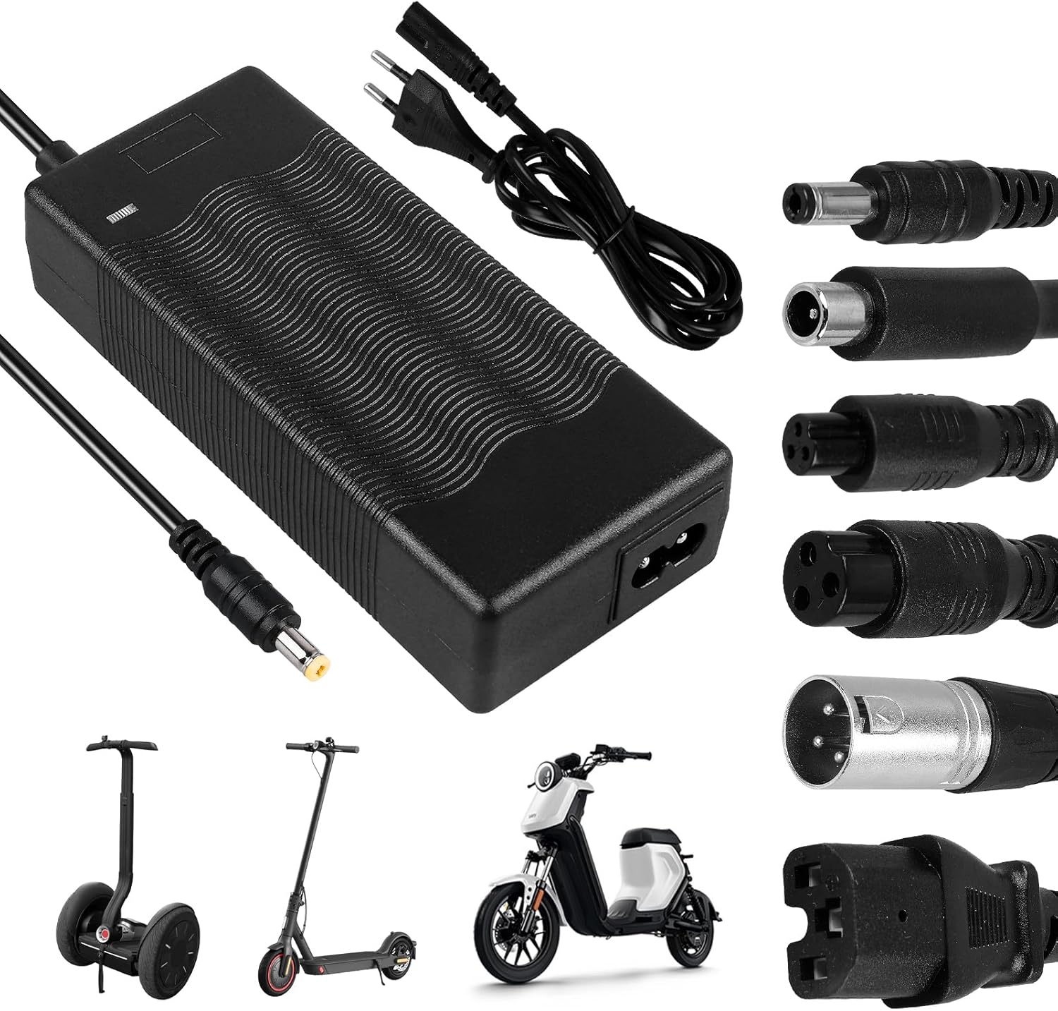 42v 2a Ladegerät Für Elektroroller – 6 Anschlüsse – 36v Akku – Hoverboard-scooter