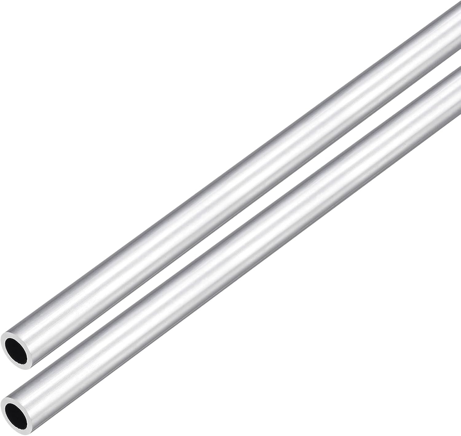 Rundrohr Aus Aluminium 6063 – 2er-pack – 8 Mm X 6 Mm X 200 Mm – Korrosionsbeständig – Für Maschinenrahmen Und Heimwerkerprojekte