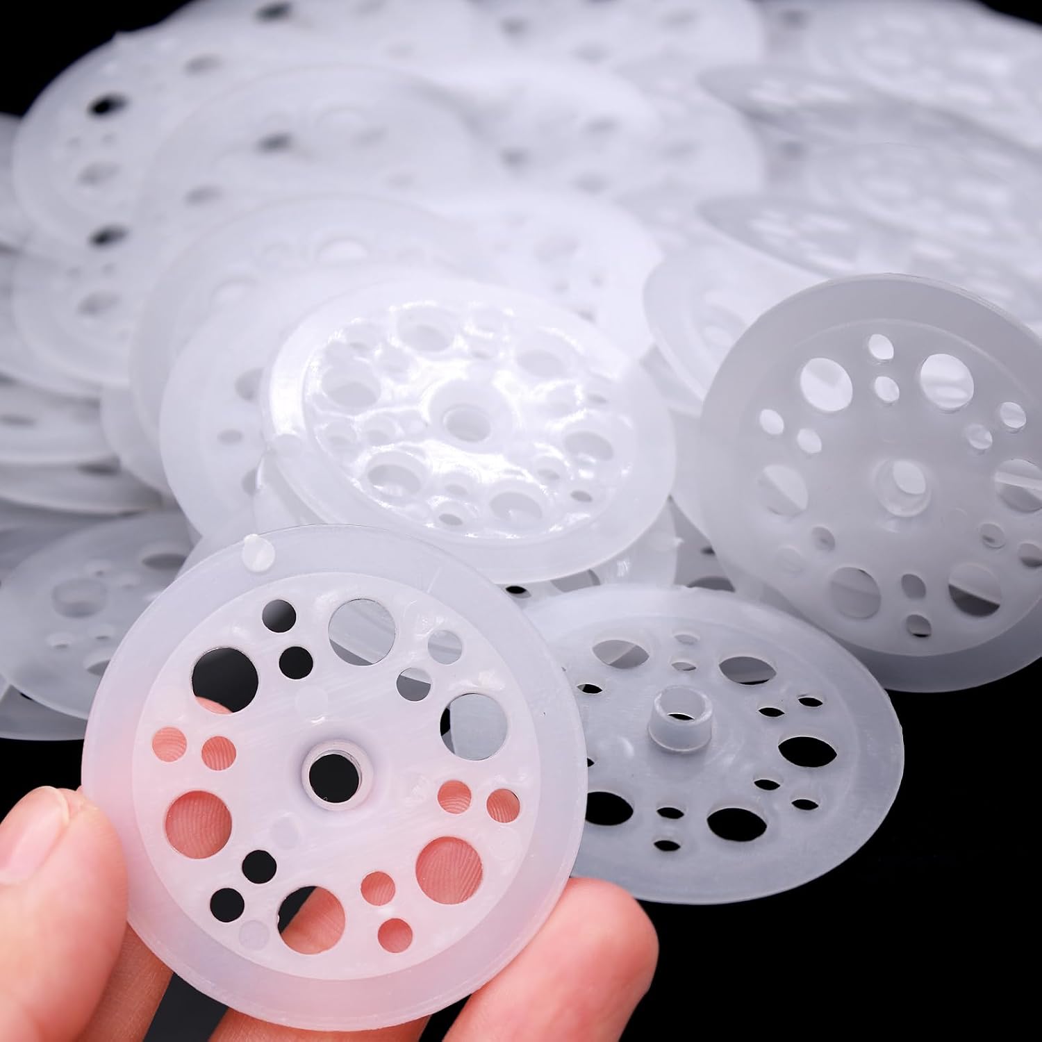 Isolierscheibe – 200 Stück – Pp-kunststoff – Befestigung Von Schaumstoffplatten – Gebäudeisolierung – 46 Mm