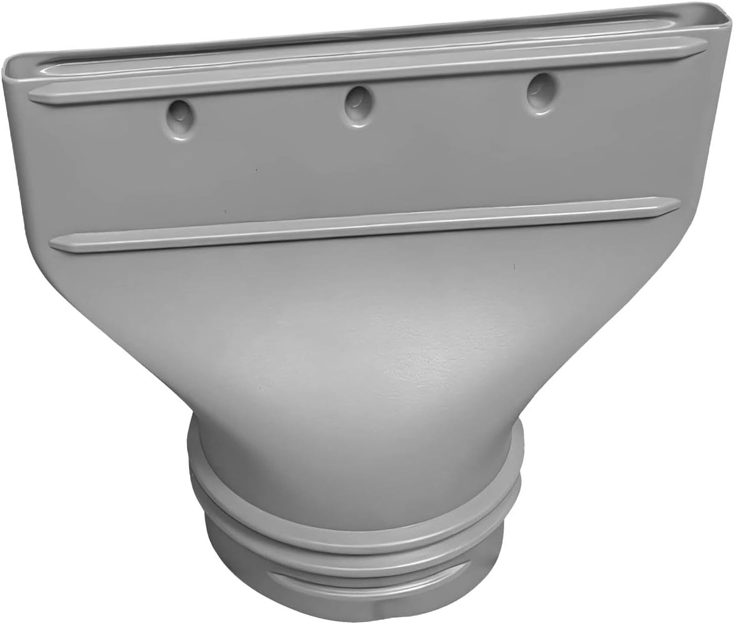 Klimaanlagen-schlauchadapter – 1 Stück – Abs – Flachanschluss 130 Mm/150 Mm – Fenster-/türlüftung – Schwarz