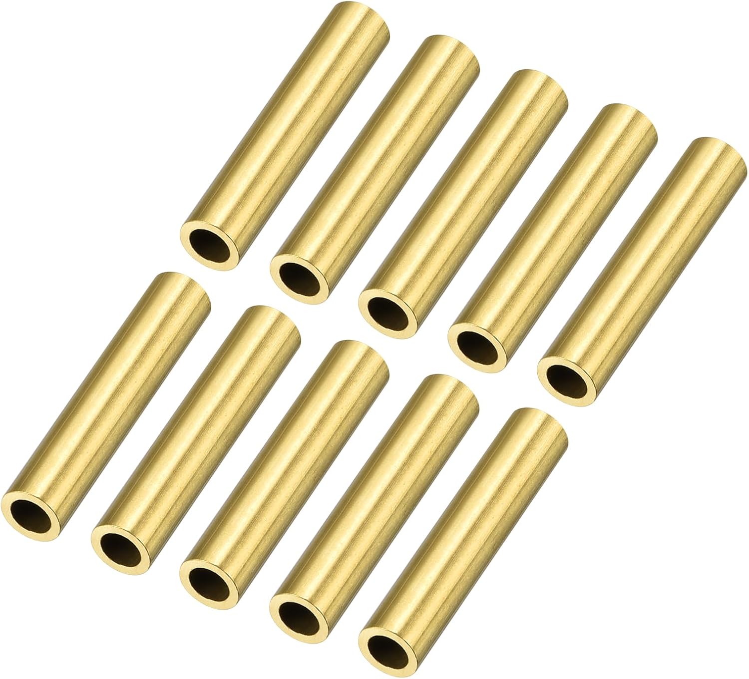 Messingrohr – 16 Stück – 6 Mm Außendurchmesser X 1 Mm Wandstärke – Schweißbar Und Langlebig – Für Heimwerkerprojekte Und Modellbau – 30 Mm Länge