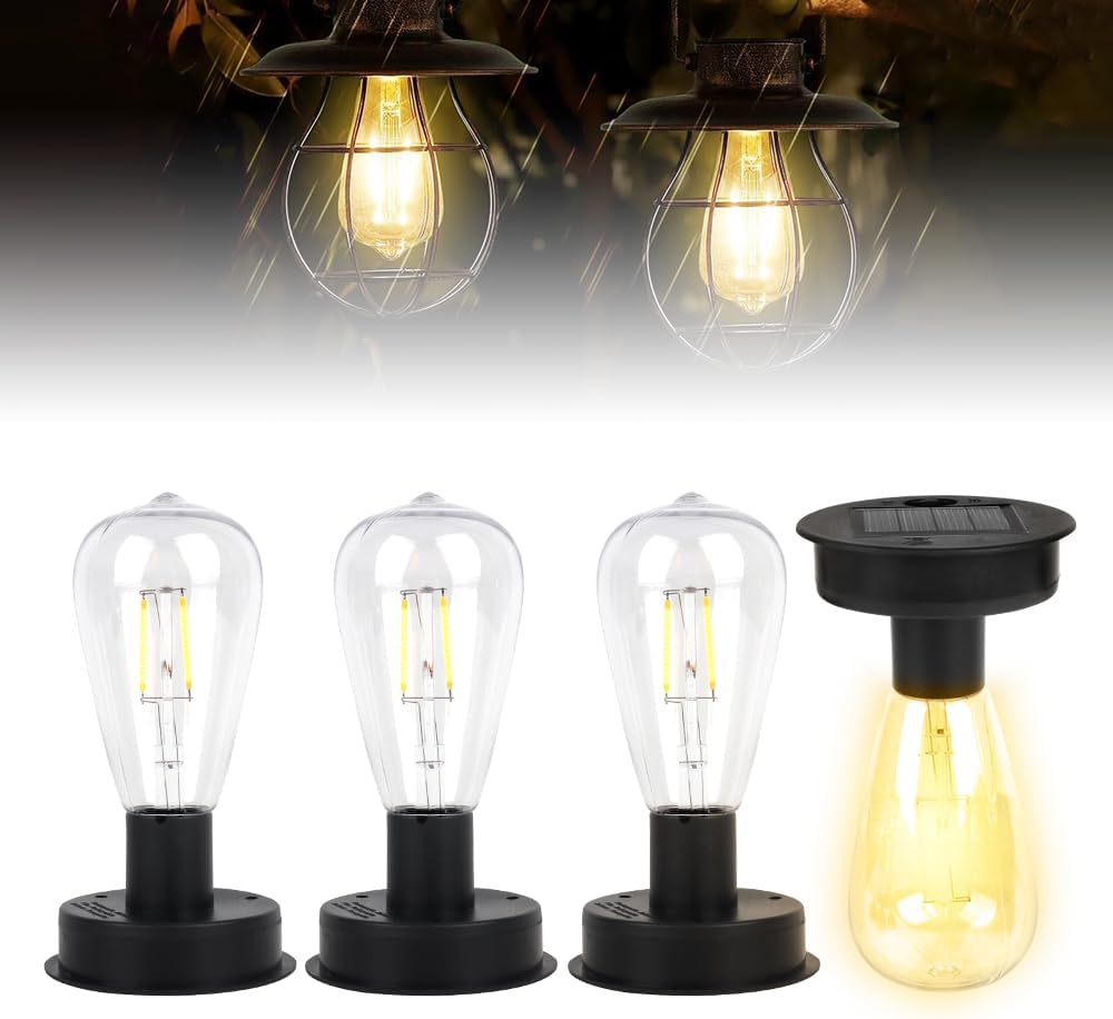 Solarlampe – 4 Stück – Abs – 8,5 Cm Led-ersatz – Gartenlampe