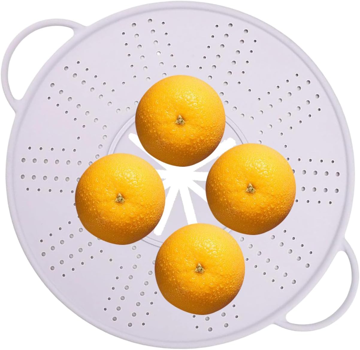 Spritzschutz – 1 Stück – Silikon – Faltbar – Für Bratpfanne, Topf, Wok – 25 Bis 30 Cm