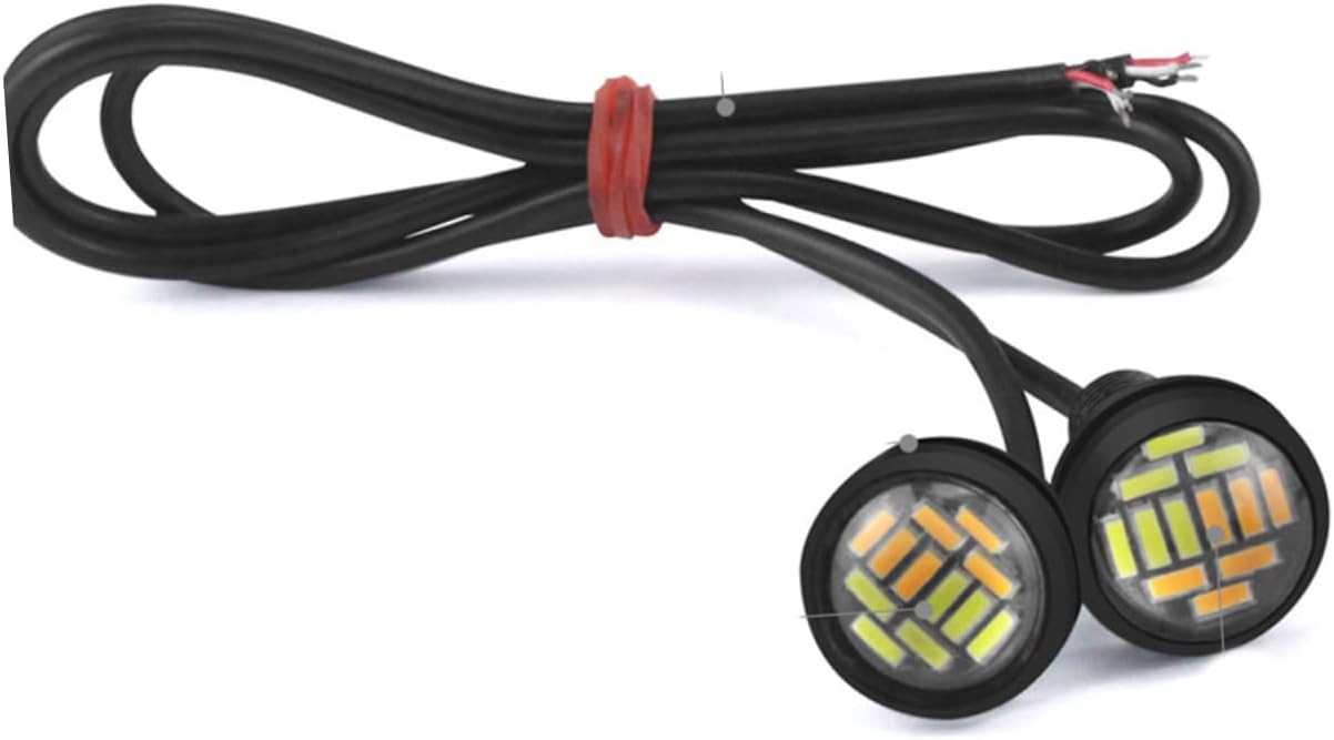 5er-set Led-adleraugenleuchten – Aluminium – 12 V Wasserdicht – Für Auto, Motorrad, Boot – Schwarz
