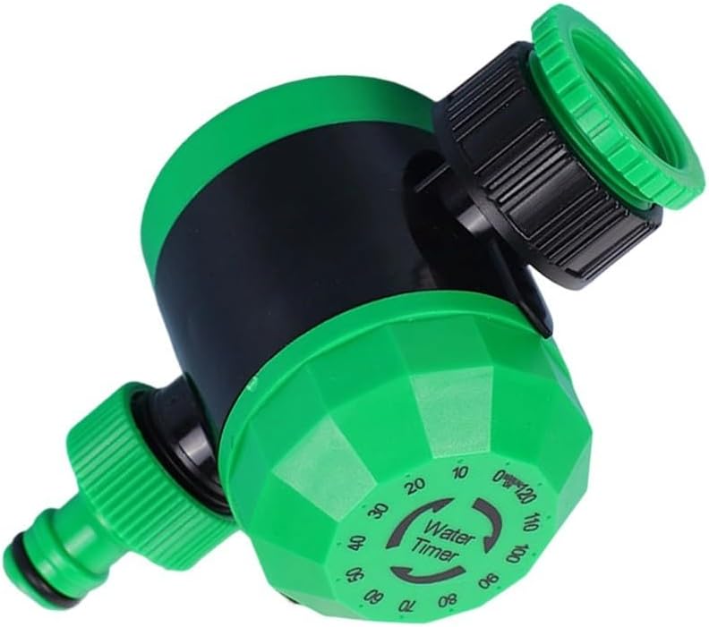 Bewässerungsuhr Für Den Garten – 1 Stück – Mechanisch, Abs – 2 Stunden Programmierbar – Standard-schlauchanschluss (1,9 Cm) – Grün