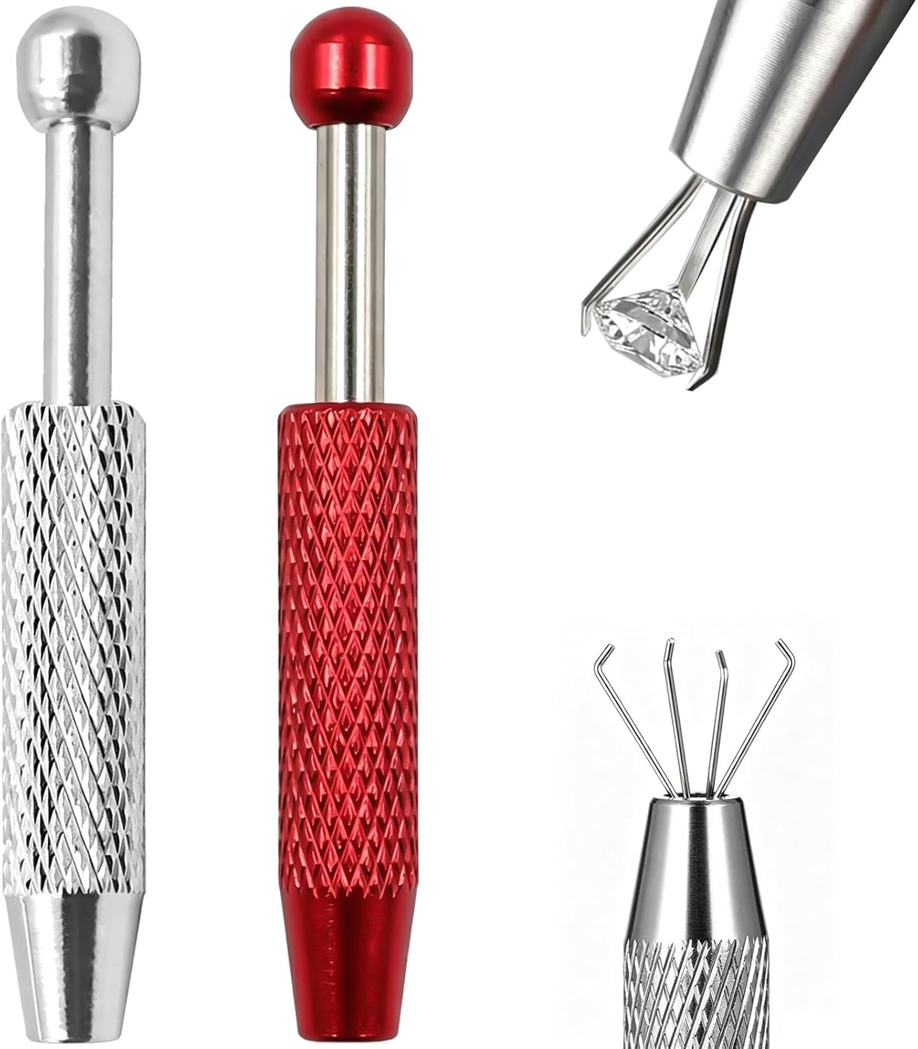 Kugelzange – 2-teilig – Aluminiumlegierung – Zum Stechen Und Crimpen – Für Juweliere Und Reparaturen – Silber Und Roségold