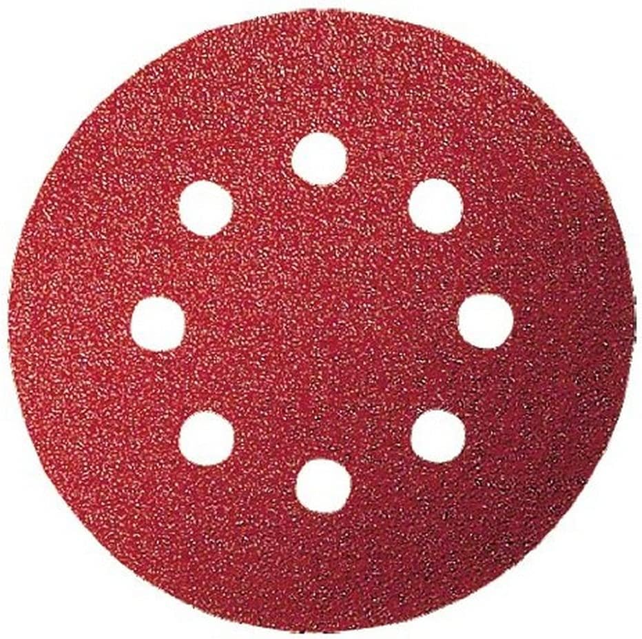 Schleifblätter – 5er-pack – Körnung 40 – Durchmesser 125 Mm – 8 Löcher – Für Exzenterschleifer