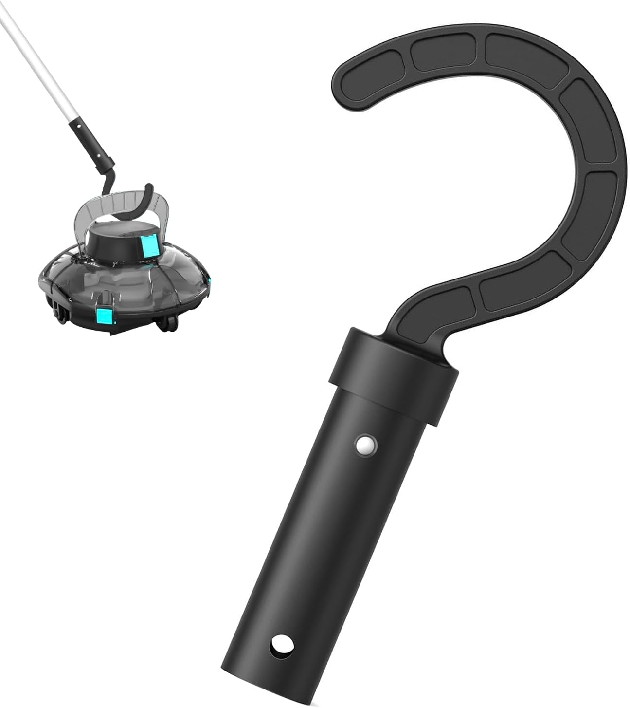 Poolroboter-haken, Zubehör Für Kabellose Poolreinigungsroboter, Praktische Halterung Kompatibel Mit Allen Poolreinigern, Robustes Abs-material, Einfache Montage Und Aufbewahrung