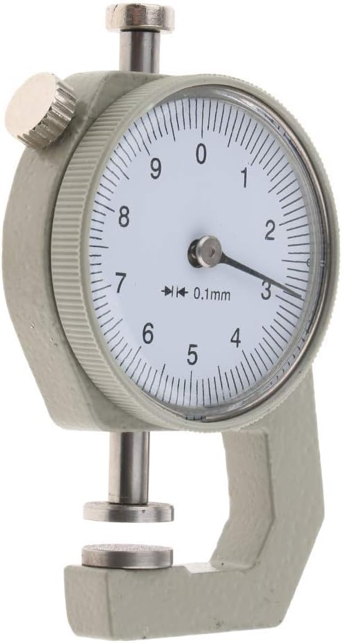 Dickenmesser – 1 Stück – Kohlenstoffstahl – Genauigkeit 0,1 Mm – Für Leder Und Papier – 75 X 38 Mm
