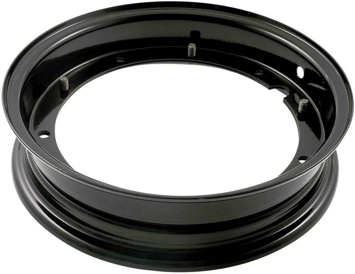 10-zoll-stahlfelge In Schwarz – Einzigartiges Design – Robuste Ausführung – Für Vespa Pk Px Et3 – Kompatibel Mit Reifen Der Größen 3.00 Bis 3.50