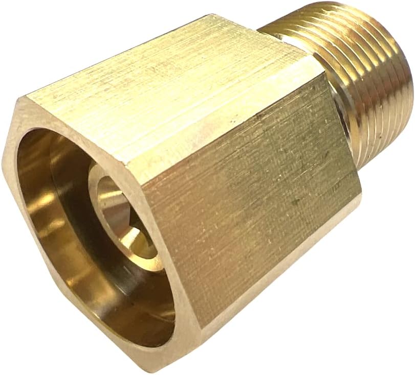 Universeller Hochdruckadapter – 10er-pack – Verchromtes Messing – Markenübergreifend Kompatibel – Garten Und Terrasse – M22- Und Bajonettgewinde