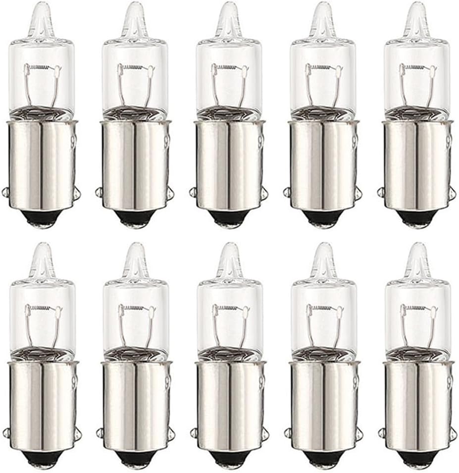 H10w Ba9s-glühbirnen – 2er-pack – 12 V, 10 W Halogen – Innenbeleuchtung Und Positionsleuchten – 9-mm-metallsockel