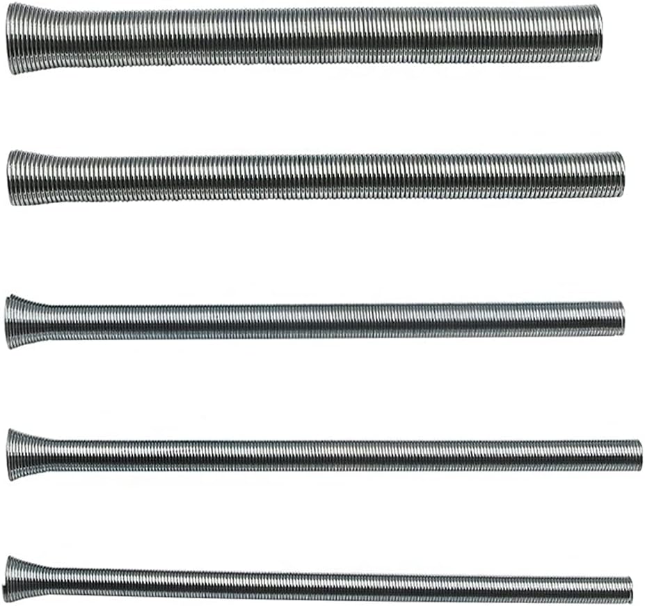5-teiliges Rohrbiegeset Mit Federmechanismus – Gehärteter Stahl – Präzises Biegen Von Kupfer- Und Aluminiumrohren – Sanitärrenovierung – 1/4 Bis 5/8 Zoll