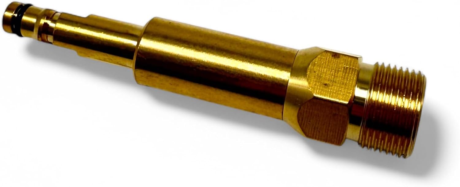 Universeller Hochdruckadapter – Anschlussset – Verchromtes Messing – Kompatibel Mit Kärcher, Nilfisk, Bosch – Garten Und Terrasse – M22 Und 1/4 Zoll