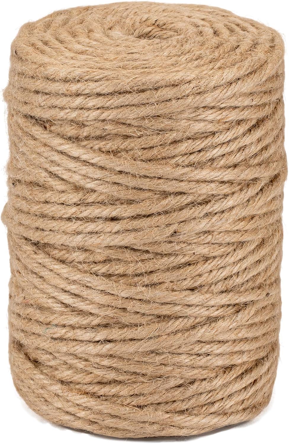 Natur-juteschnur – 100 Meter – 5 Mm Durchmesser, 6-fach Geflochten – Robust Und Dekorativ – Für Gartenarbeit, Heimwerken Und Den Außenbereich – Naturbraun