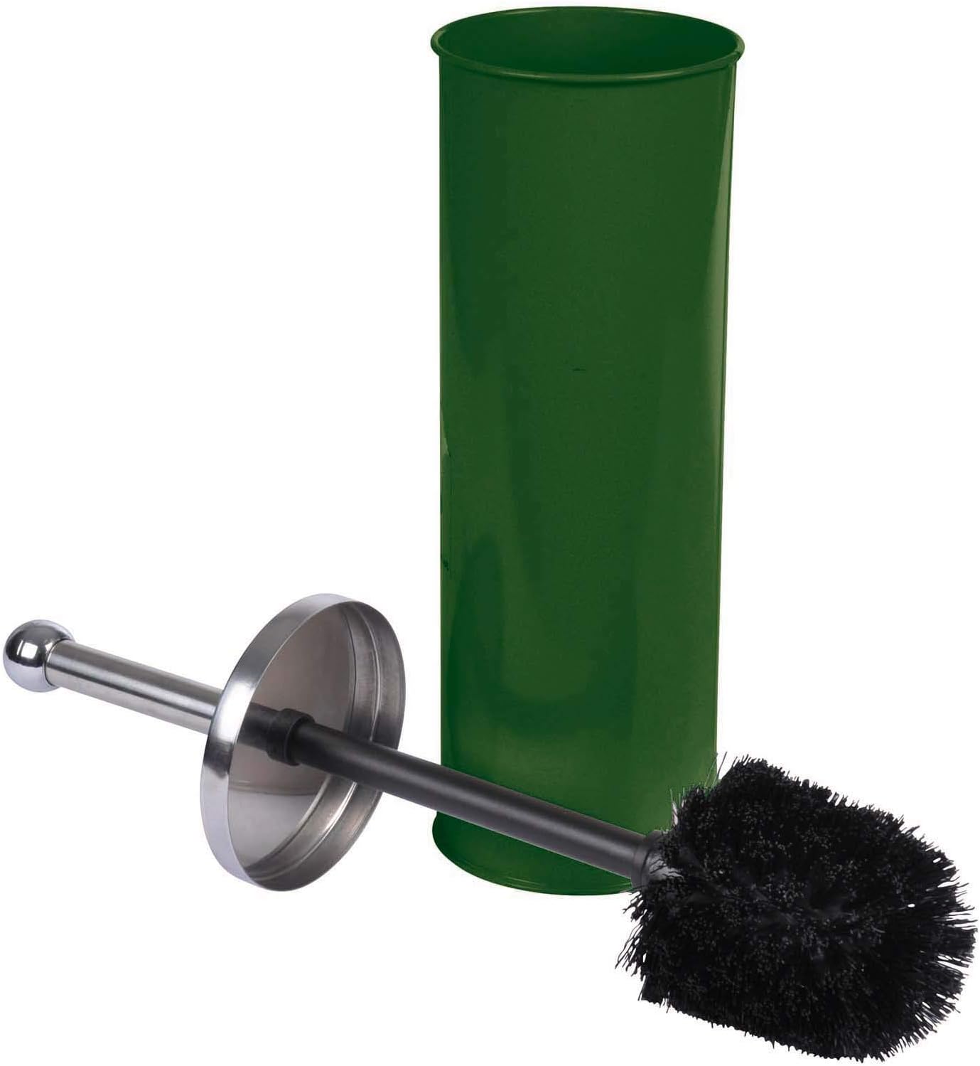 Schlichte Wc-bürste Aus Metall – 1 Stück – Modernes Khaki-design – Effektive Reinigung – Für Moderne Badezimmer – 9,5 X 37 Cm