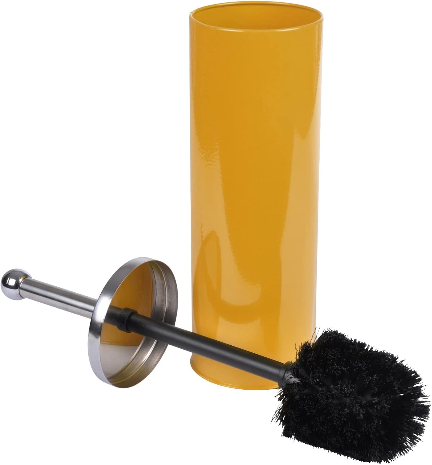 Wc-bürste Aus Ockerfarbenem Metall – 1 Stück – Industrielles Design – Effektive Reinigung – Für Moderne Badezimmer – 9,5 X 37 Cm