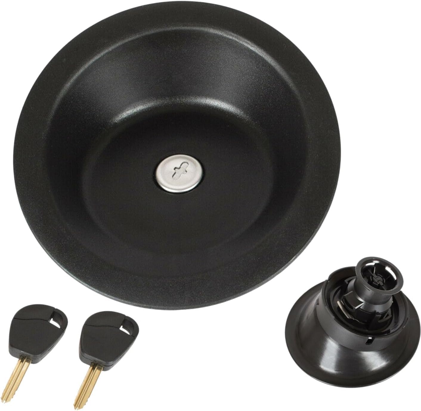 Tankdeckel – 1 Stück – Robuster Kunststoff – Oem-kompatibilität 1508.e3 – Für Berlingo I Und Partner I (1996–2008) – Standard Schwarz