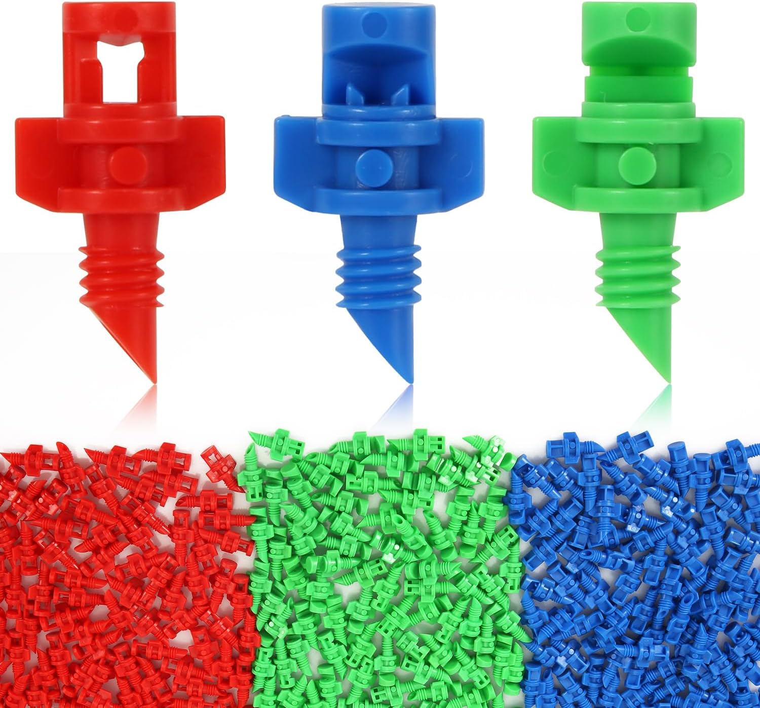 Sprühgeräte – 300 Stück – Robuster Kunststoff – 90/180/360°-neigung – Garten Und Landwirtschaft – 6,5 X 4,8 X 21,7 Mm