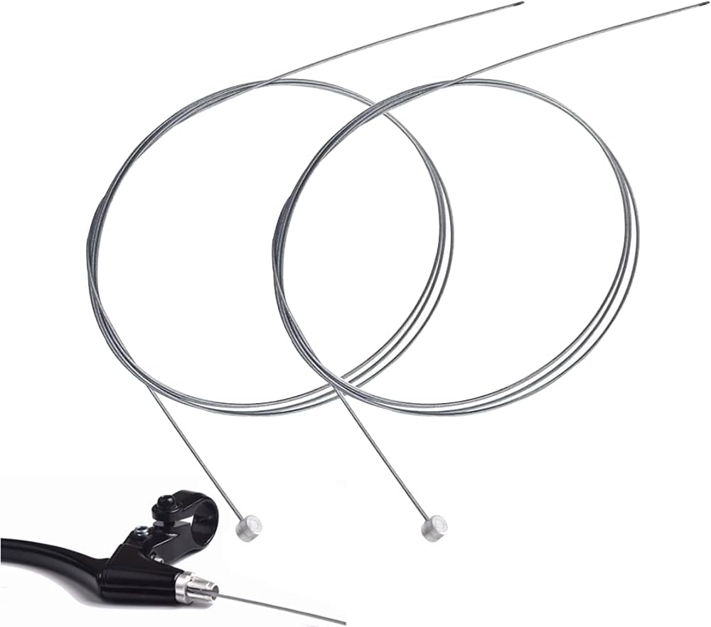 Fahrradbremszüge – 2er-set – Verzinkter Stahl – Hochfest – Für Mountainbike Und Rennrad – 1100 Mm Und 1700 Mm