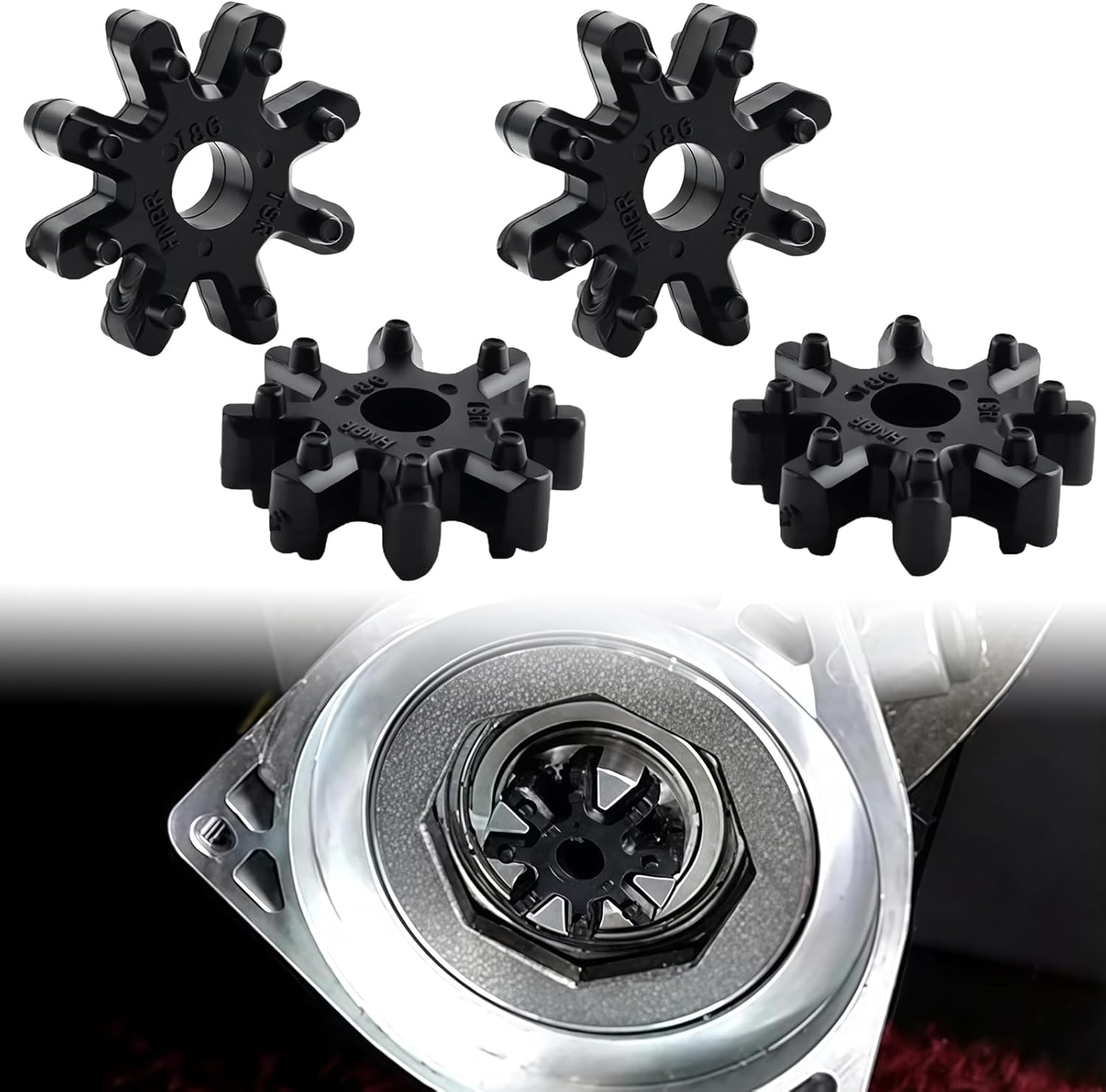 Satz Mit 4 Flexiblen Lenkkupplungen 563152k000fff, Ersatz-lenksäulenkupplung Kompatibel Mit Hyundai Sonata, Elantra, Santa Fe Und Kia Soul, Optima, Forte, Reparatursatz