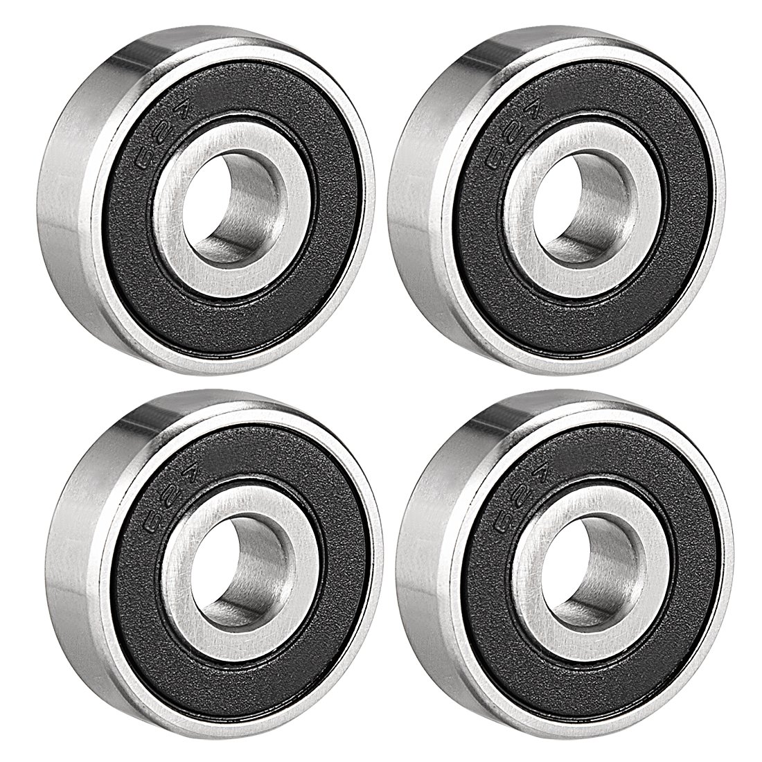 Stück Rillenkugellager 627-2rs Doppelt Abgedichtet 180027 7mmx22mmx7mm Stahl, Starre Kugellager