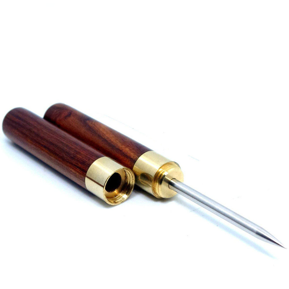 Eispickel Aus Edelstahl Mit Holzgriff, Küchenutensil (braun)