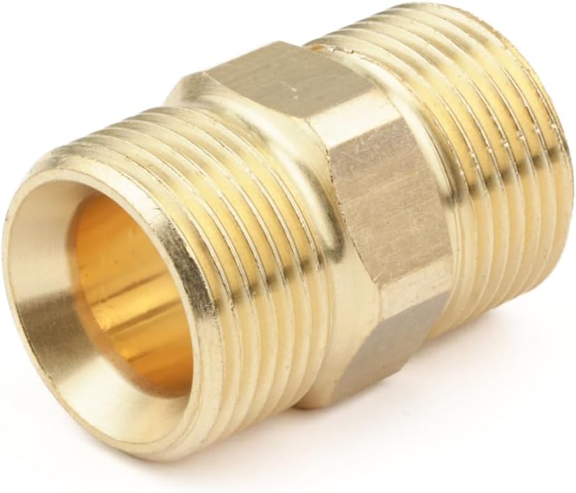 M22 X 1,5 Ag Messing-doppelverschraubung Für Hochdruckreiniger