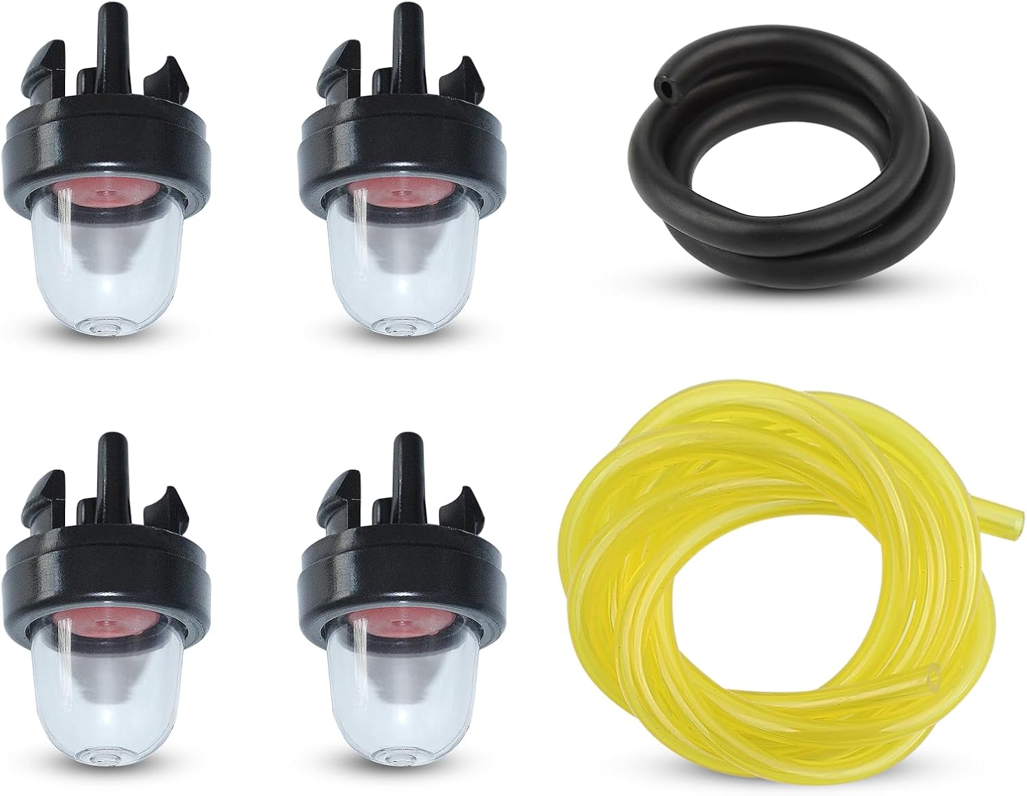 Primerpumpe – 4er-pack – Gummi – Ersatzteil 12318139130 – Für Echo Cs Kettensäge – Mit Schlauch