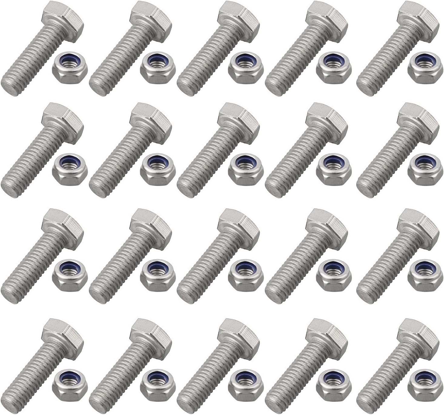 Scherbolzen – 20er-pack – Robustes Metall – Fräsensicherung – Schneefräse – Kompatibel Mit Hs1132 Und Hs724