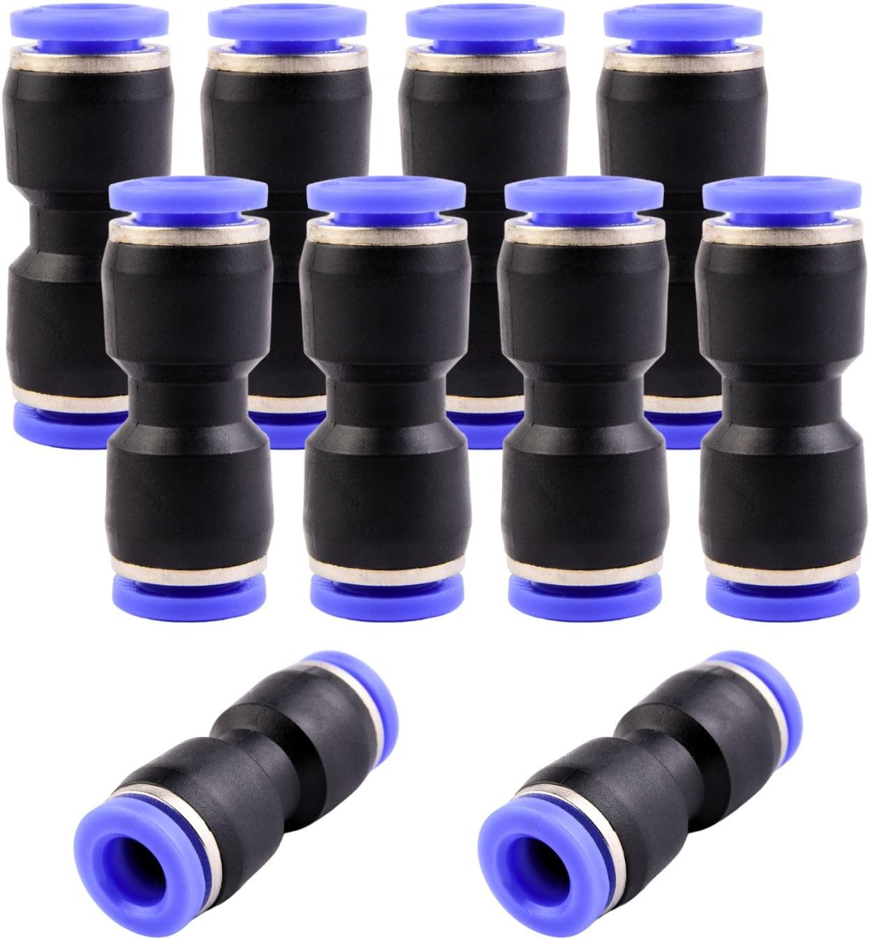 10 Stück 7-mm-pneumatikverbinder, Steckverbinder, Gerade Schnellkupplungen, 7-mm-pneumatik-schnellkupplungen, Druckluftwerkzeuge, Schnellkupplungen