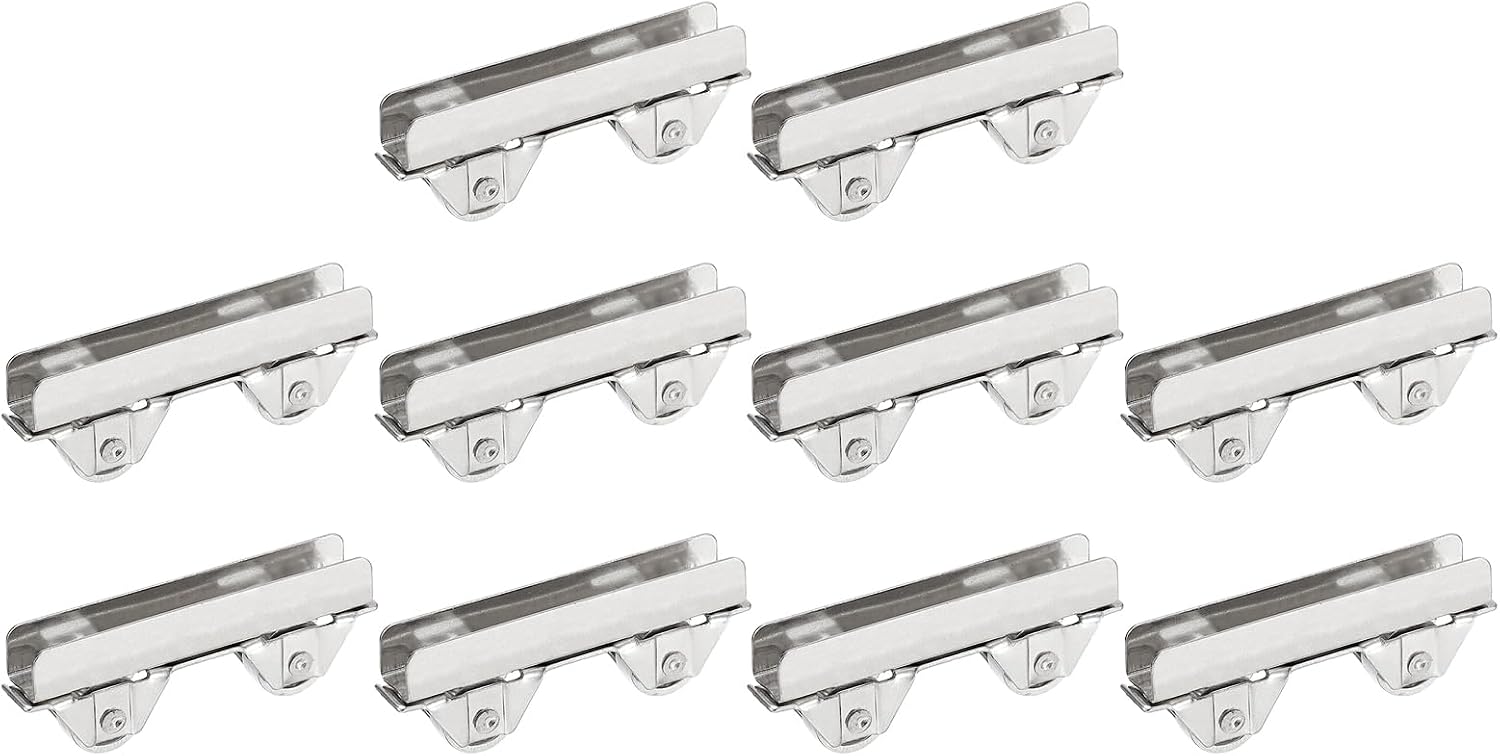 Set Mit 10 Rollen Für Terrassenschiebetüren, 6 Mm Schlitzbreite, 48 Mm Länge, Kugellager Für Schiebetürräder