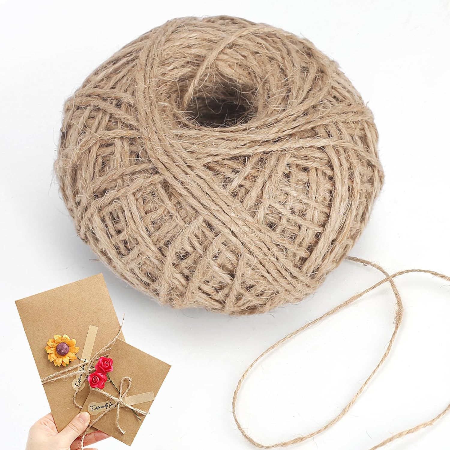 Juteseil – 100 M – 1,5 Mm – Natur – Für Garten Und Dekoration