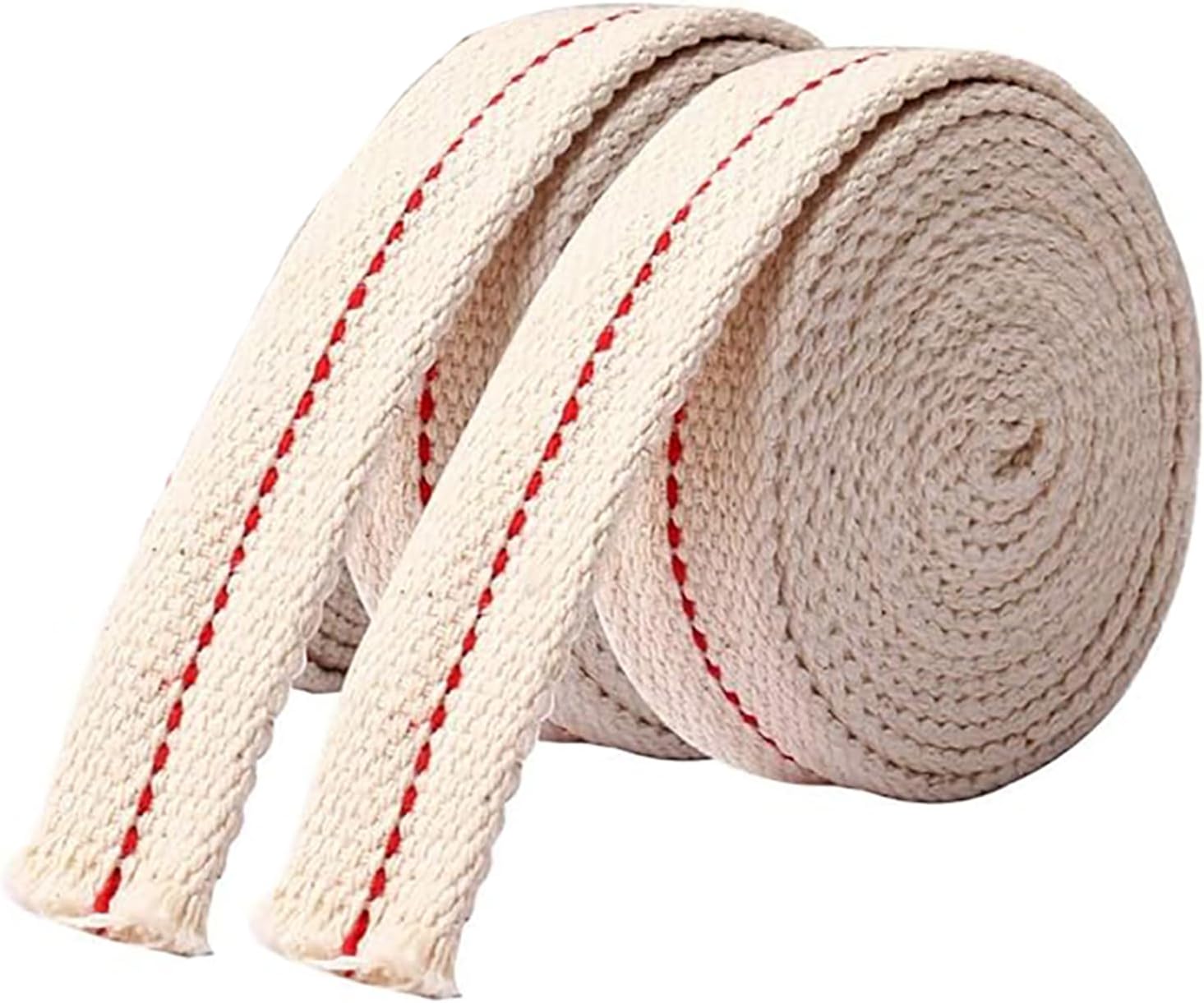 Öllampendochte – 2 Stück – 100 % Baumwolle – Gleichmäßiges Abbrennen, Geruchlos – Für Laternen Und Camping – 1 M X 1 Cm