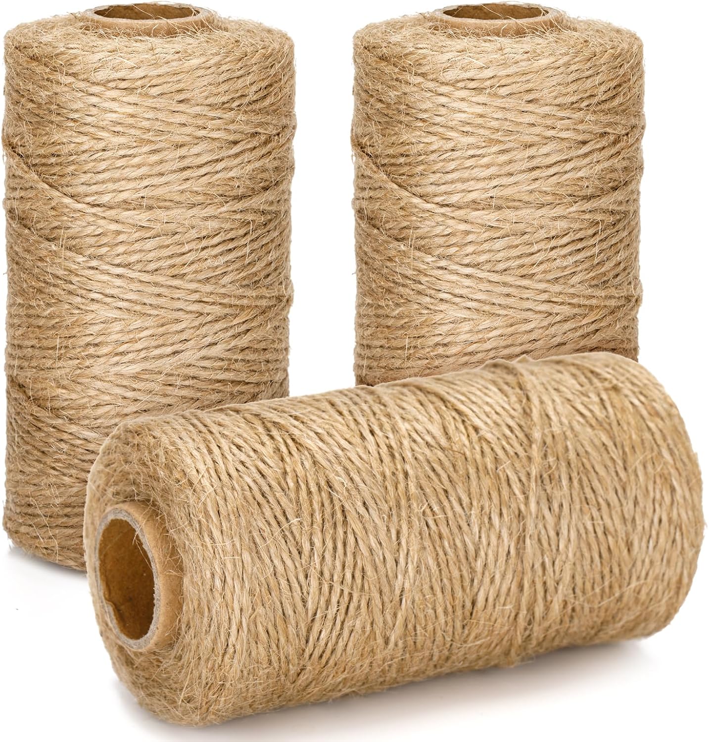 Natur-juteschnur – 300 M – Dünnes 2-mm-seil – Starkes Binden Und Dekorieren – Gartenarbeit, Basteln, Geschenkverpackung – Beige