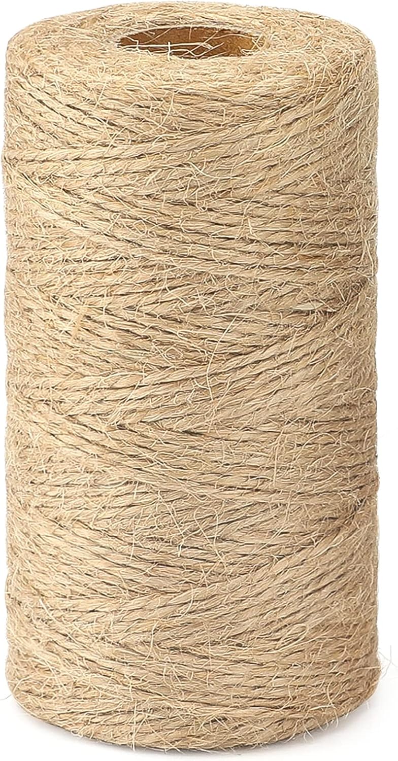 Natur-juteschnur – 100 M – 1,5 Mm – Umweltfreundlich – Starkes Seil Für Garten Und Heimwerkerprojekte – Ideal Als Geschenk Und Dekoration – Kompakte Spule