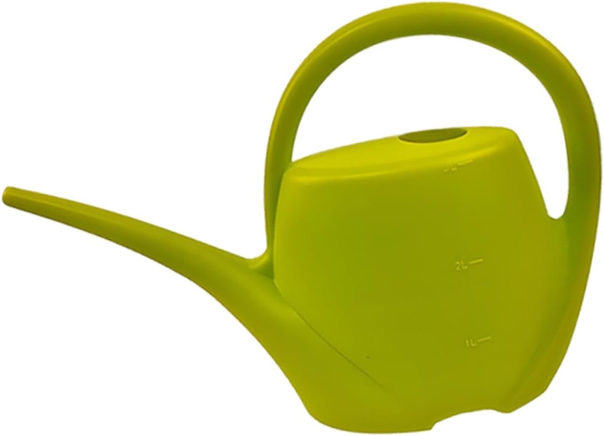 3-liter-gießkanne Mit Komfortablem Griff Und Ausguss, Aus Polyethylen, Zum Gießen Von Gartenpflanzen, Bonsai-bäumen Und Anderen Pflanzen, Hellgrün