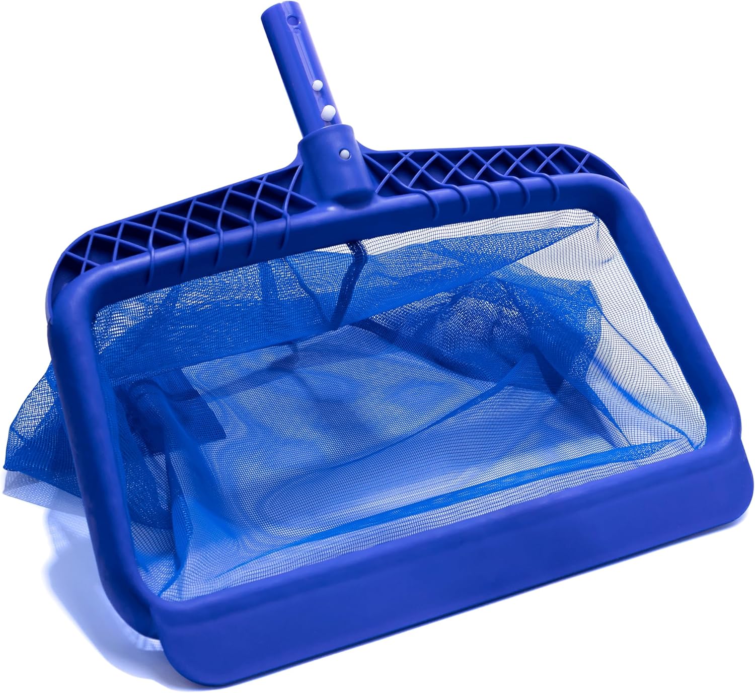 Pool-skimmernetz – 1-teilig – Verstärkter Kunststoffrahmen – Tiefes Netz Für Schmutz – Für Aufstellpools Und Whirlpools – 44 X 37 Cm