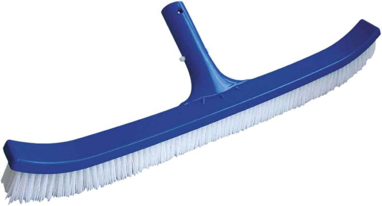 Nylon-poolbürste – 1 Stück – Robust, Blau – Reinigung Von Wänden Und Boden – Für Private Pools – Breite 45 Cm