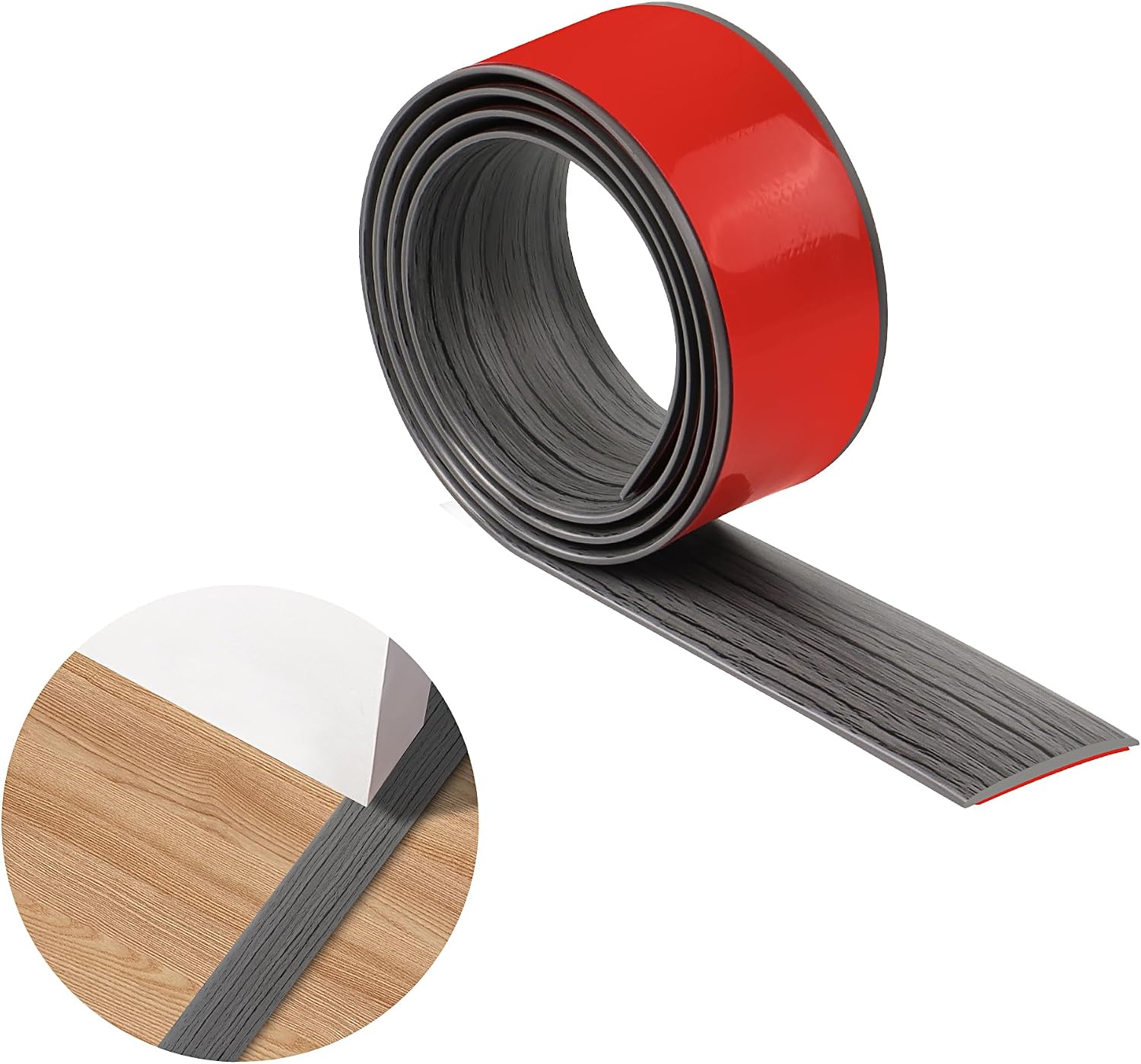 Pvc-schwellenleisten – 1 Stück – Flexibles Und Strapazierfähiges Material – Selbstklebende Bodenübergangsleiste – Für Innentüren Und Fenster – Breite 4 Cm Oder 5 Cm