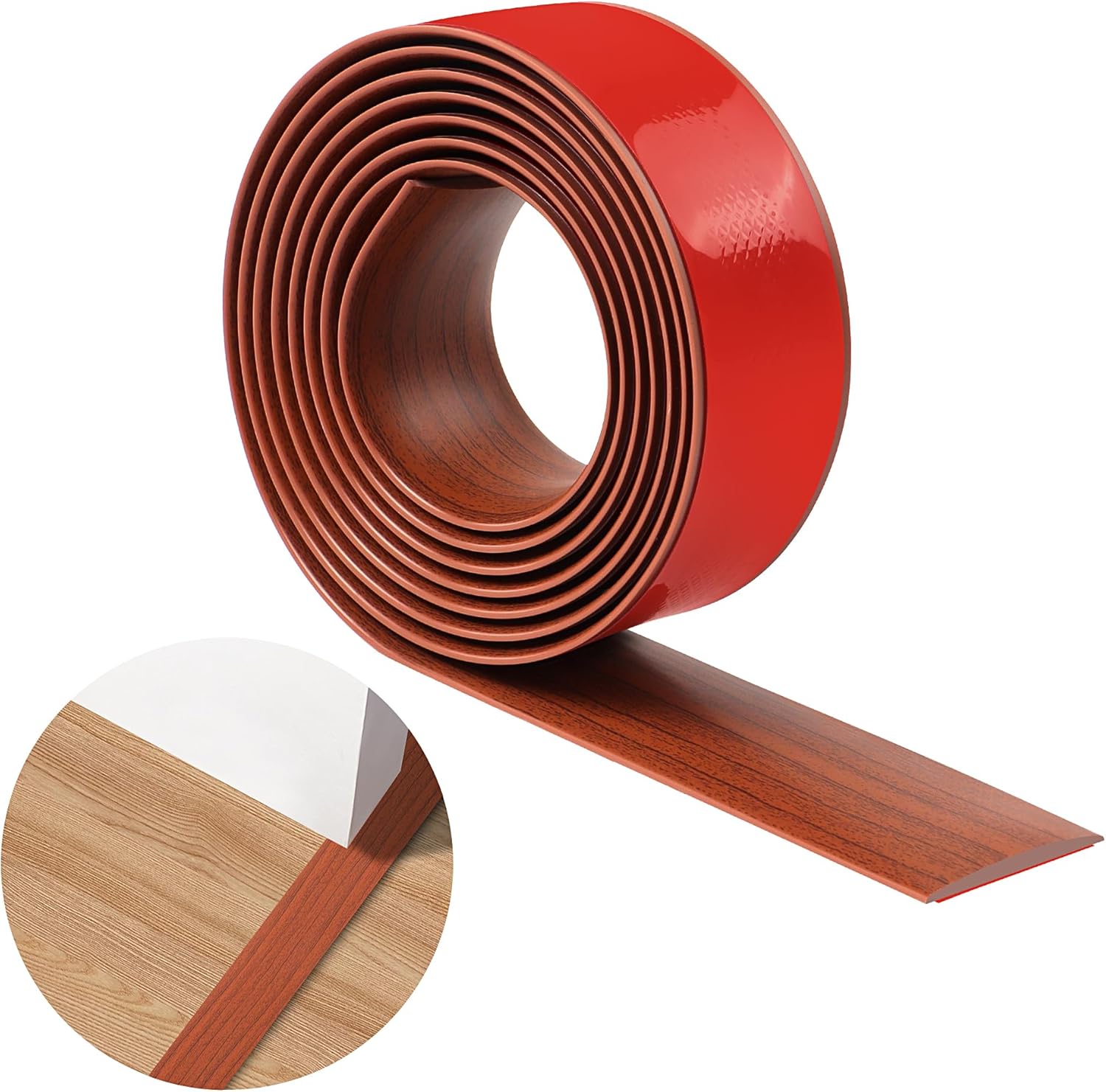 Pvc-schwellenprofile – Set – Holz- Und Natur-ausführung – Selbstklebende Bodenübergangsprofile – Für Türen Und Fenster – 100 Bis 400 Cm