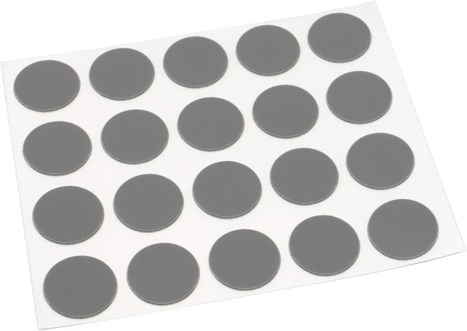 Adsamm® / 20 X Selbstklebende Schraubenkopfkappen / Dunkelgrau / Ø 13 Mm / Rund / Selbstklebende Kappen Mit Einer Geringen Dicke Von 0,45 Mm, Von Adsamm®