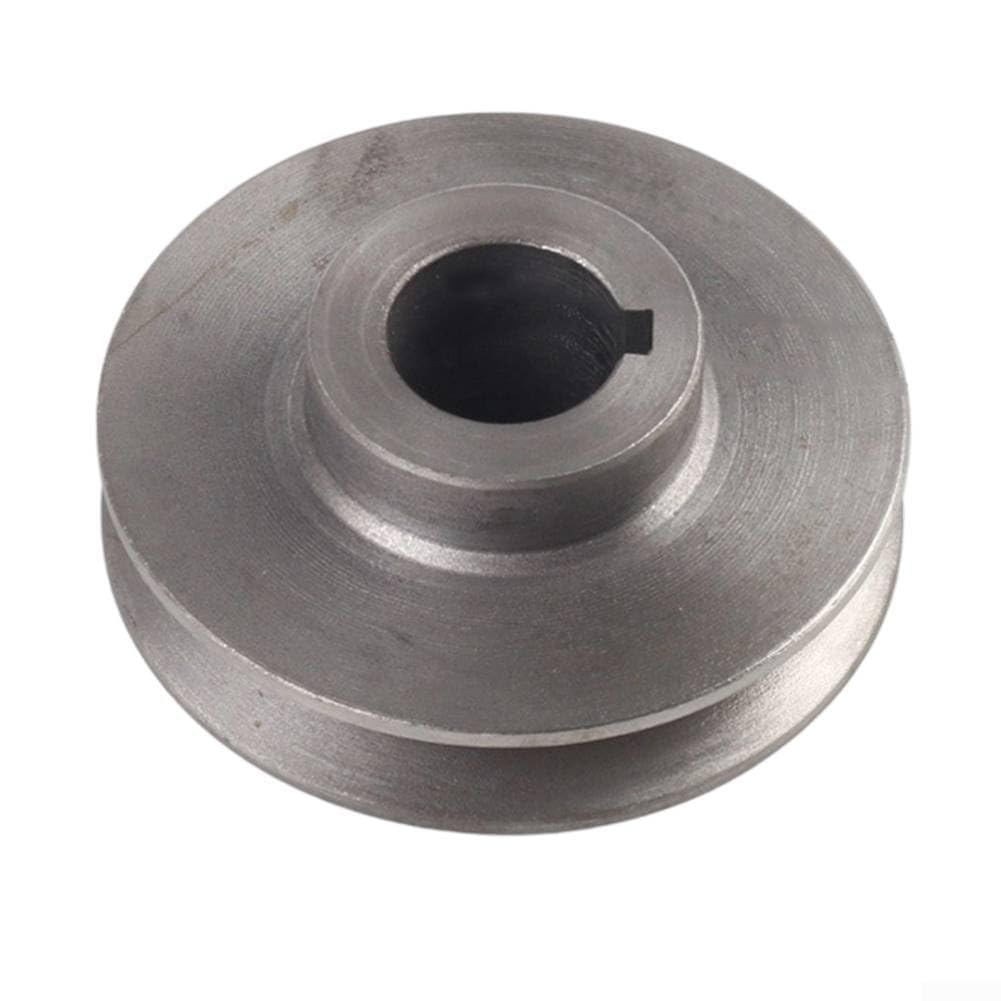 Keilriemenscheibe Aus Gusseisen, Typ A – 1 Stück – Industriegrau – Kompressorantrieb – Mechanische Werkstatt – 24 X 100 Mm