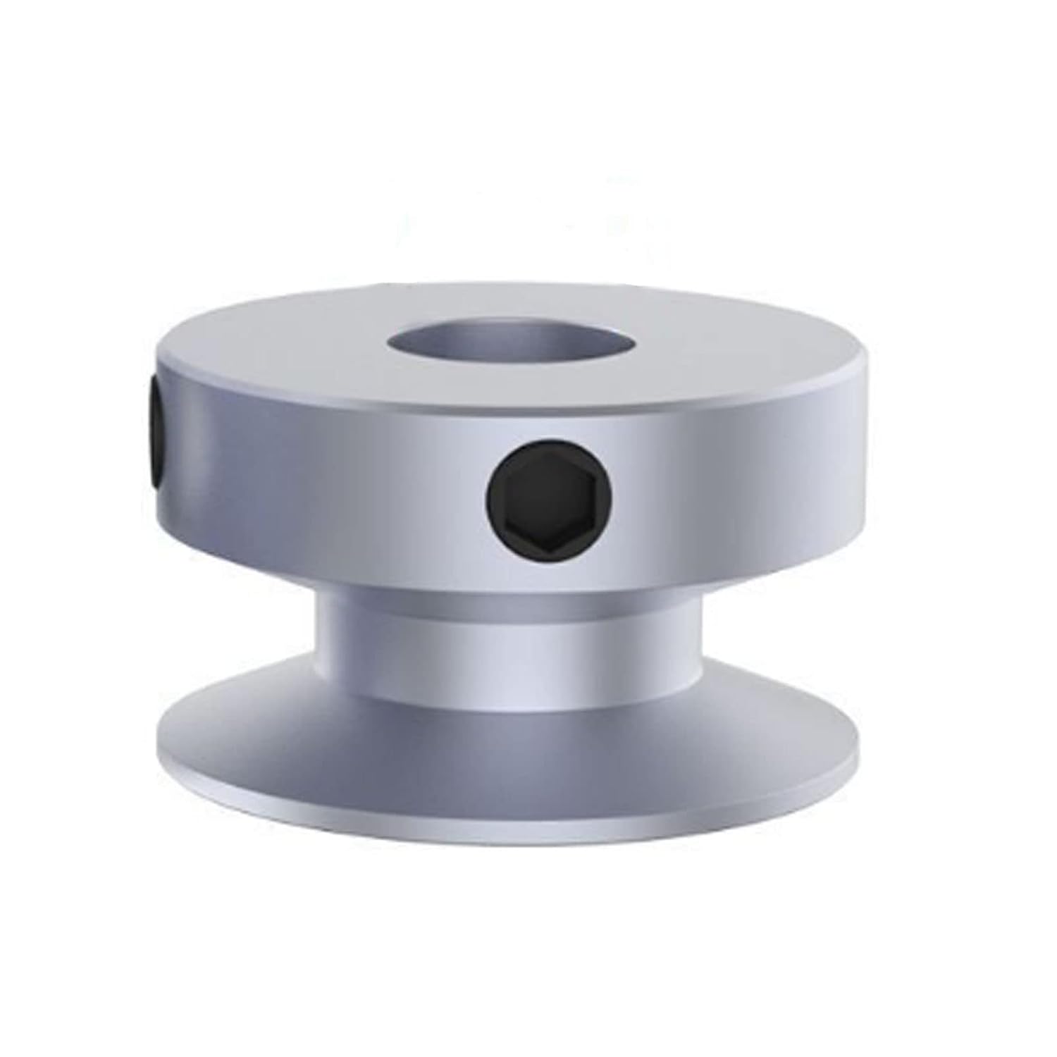 Riemenscheibe Mit Einfacher Rille – 1 Stück – Gefrästes Aluminium – Rundriemenantrieb – Für Motoren Und Modellbau – Ø 30 Mm Bohrung, 8 Mm