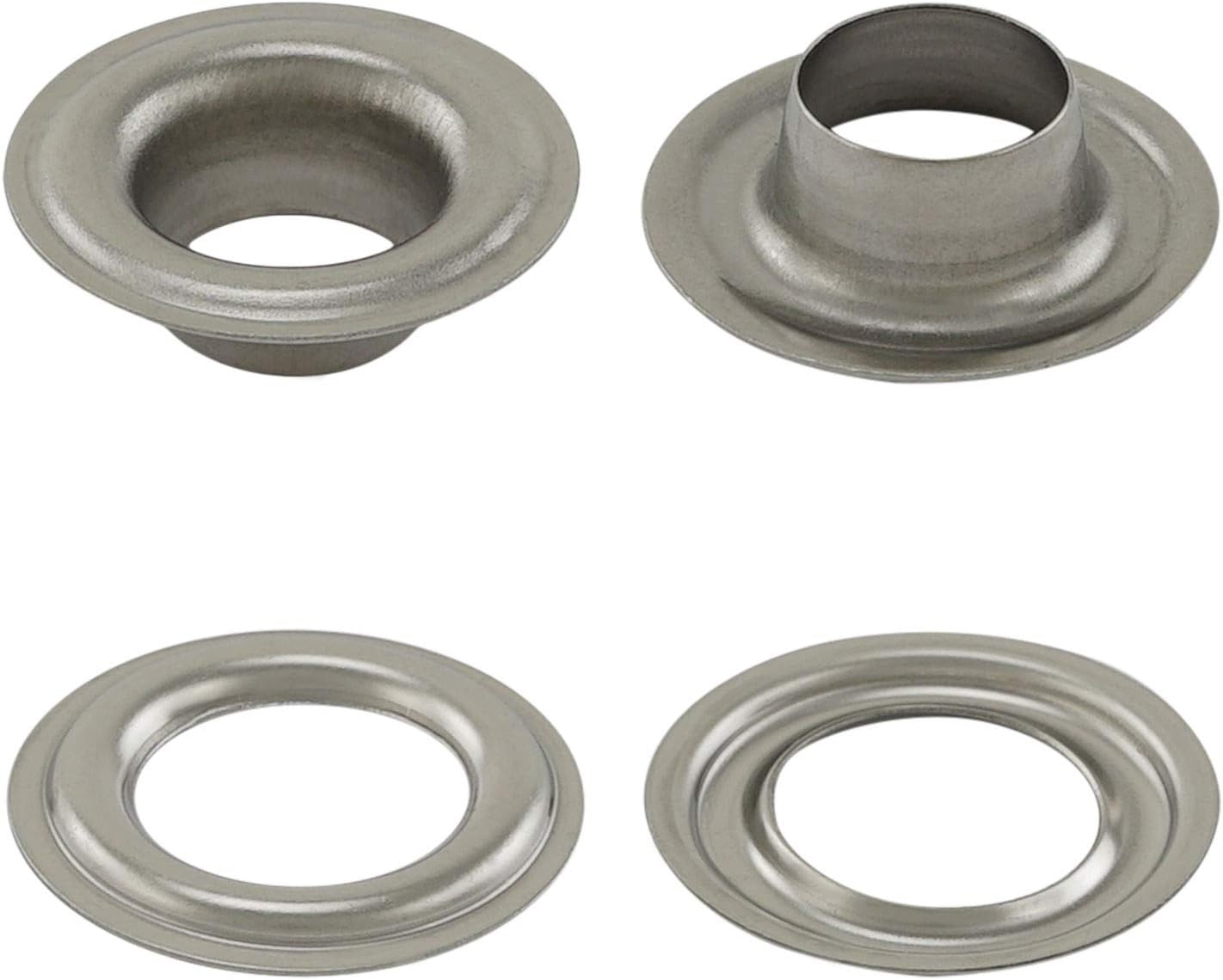 Metallösen – 50 Stück – Edelstahl V2a – Din 7332, 12 Mm – Für Planen, Leder Und Textilien – 12 Mm Innendurchmesser