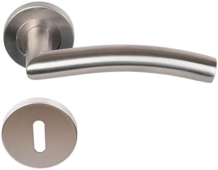 Paar Türgriffe Aus Edelstahl 304 – 2 Stück – Elegantes Wellendesign – Korrosionsbeständig – Für Den Innen- Und Außenbereich Geeignet – Silber