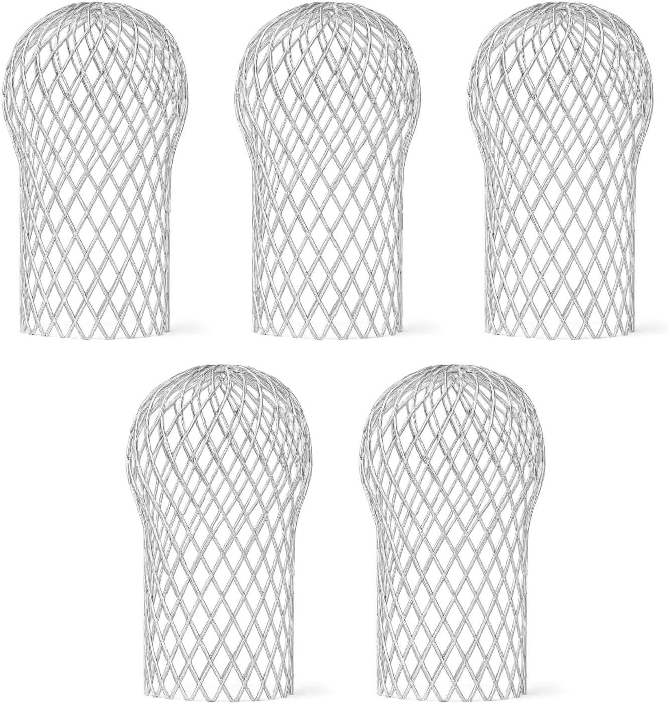 Metall-dachrinnenabdeckungen – 5er-pack – Flexibles Aluminium – Schützt Vor Laub Und Schmutz – Schutz Für Dach Und Fallrohr – Universalgröße