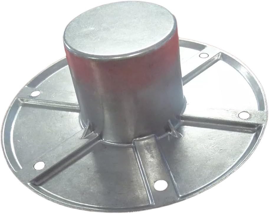 Rundes Tischbein Aus Aluminium – 1-teilig – Robuste Ausführung – Direkte Bündige Montage – Für Wohnmobile Und Boote – Ø 15 Cm