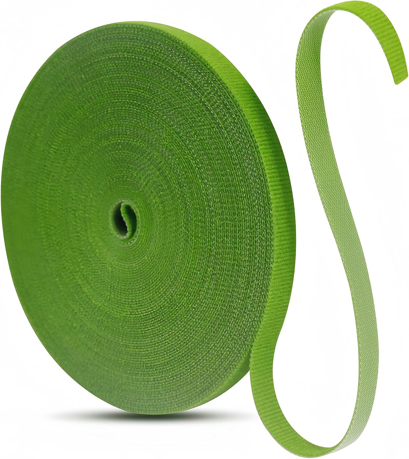 Wiederverwendbare Gartenbinder – 15 M – Grünes Nylon Und Polyester – Verstellbarer Klettverschluss – Für Tomaten Und Kletterpflanzen – 15-meter-rolle