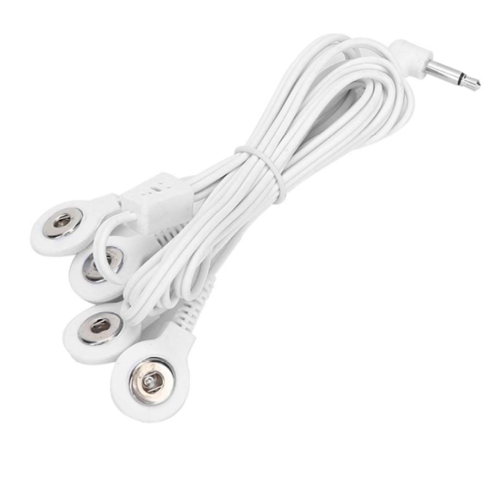 10 X 3,5 Mm Elektrodenkabel Für Tens-physiotherapiegerät (4 Tasten)